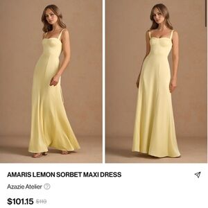 Lemon Maxi Dress